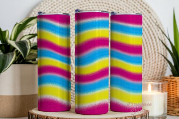 Download Vibrant Textured Stripes 20oz Tumbler - Textured stripes Collection