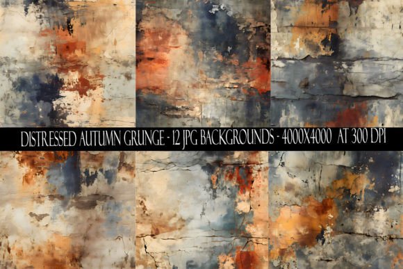Download Distressed Autumn Grunge Backgrounds - Distressed Collection