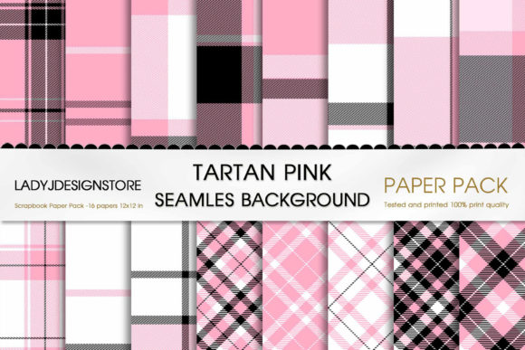 Download Plaid Pink Digital Paper Tartan - Plaid Collection