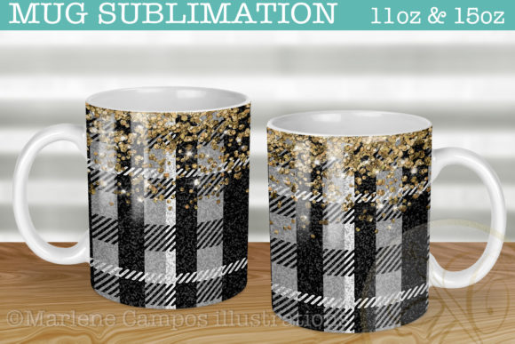 Download Gray Plaid Fabric Sublimation for Mug - Plaid Collection