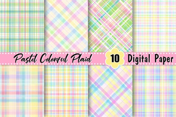 Download Pastel Colorful Plaid Background - Plaid Collection