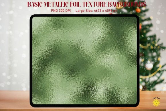 Download Shiny Moss Green Metallic Foil Texture - Metallic foil texture Collection